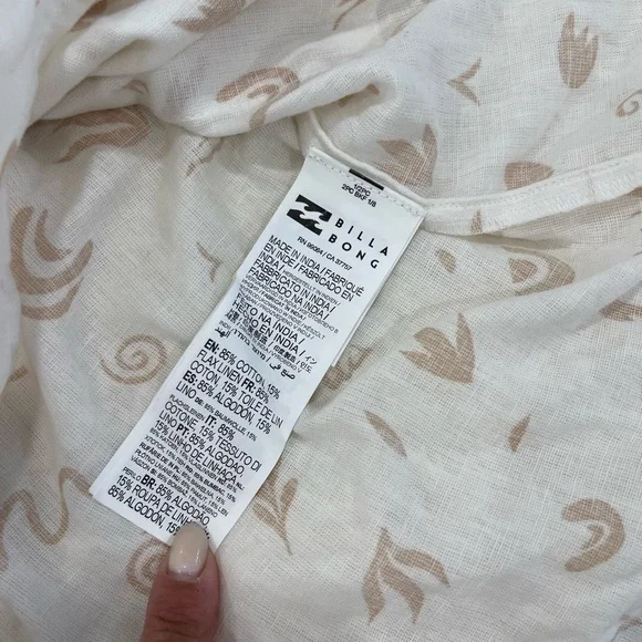 Billabong Cream and Tan Dress - Picture 8 of 8